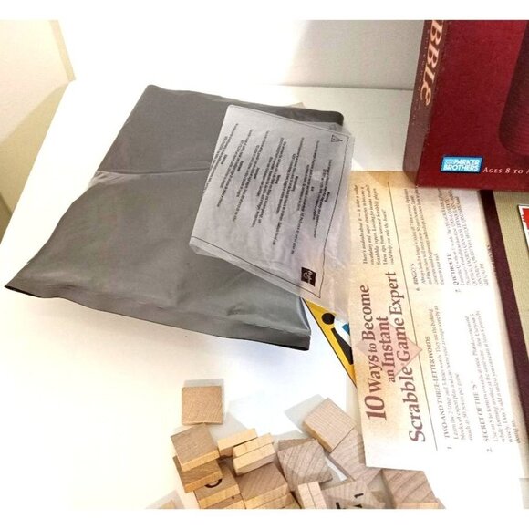 Parker Brothers Scrabble Crossword Table Word Game 2001 Complete Ages 8 And Up - Picture 6 of 6